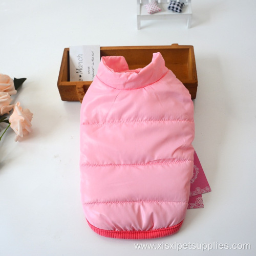 New Arrival Wholesale Solid Color Warm Dog Clothes